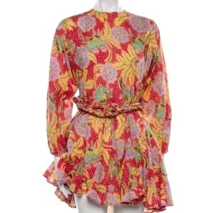 Rhode Floral Patterned Dress with Belt